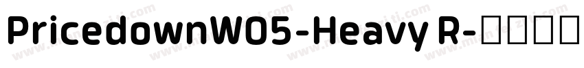 PricedownW05-Heavy R字体转换
